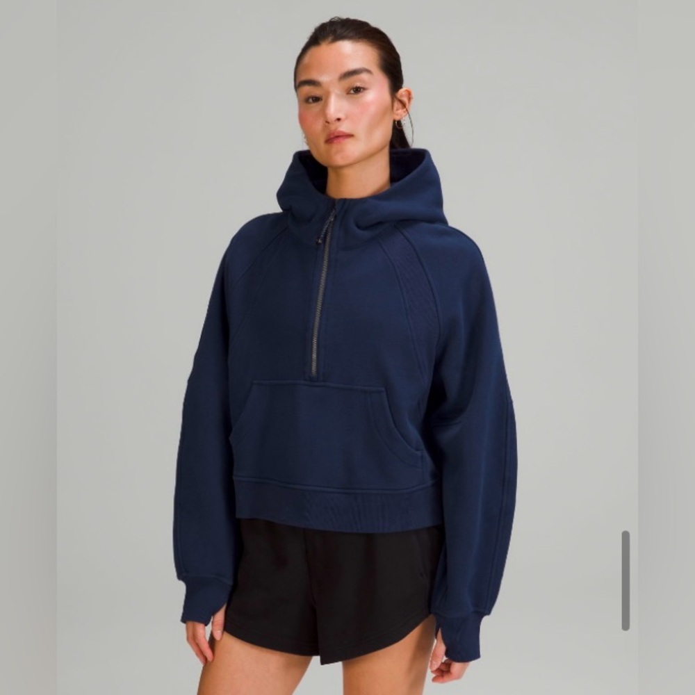 lululemon scuba oversized half zip hoodie